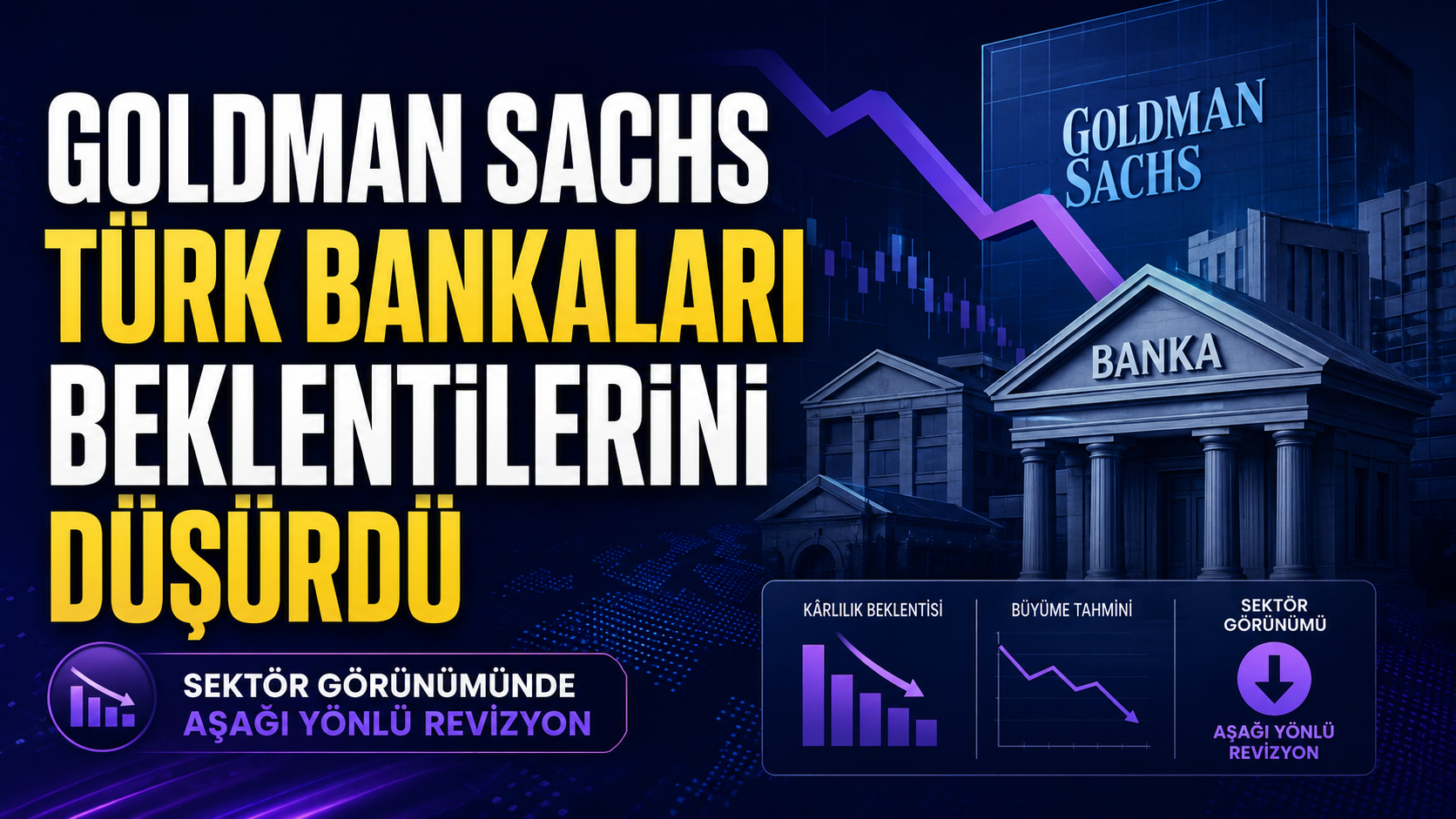 Goldman Sachs Türk Bankalarına Temkinli Baktı: Hedef Fiyatlar Düştü
